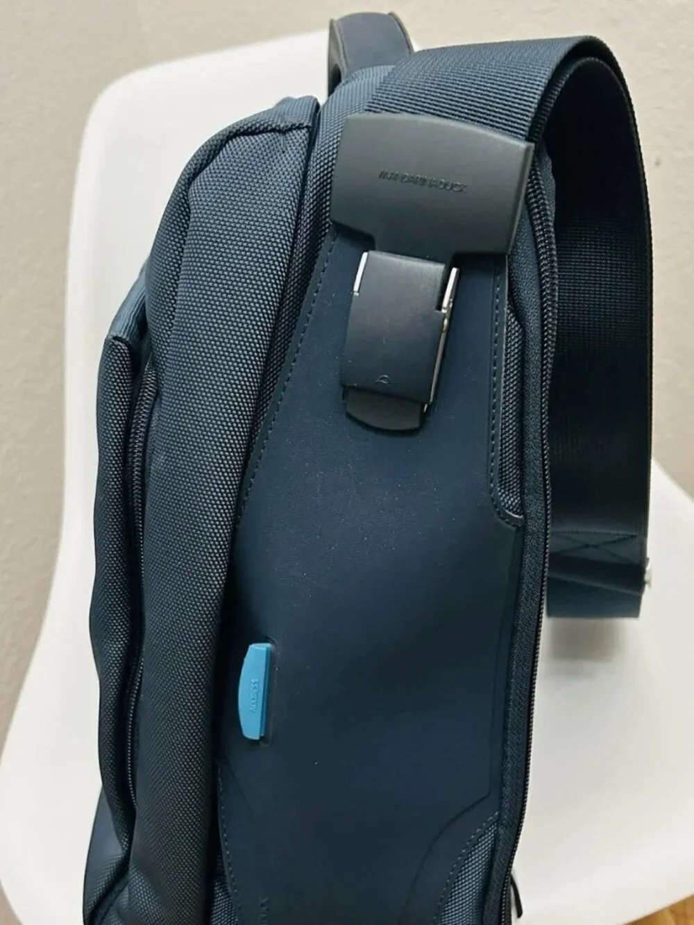 Mandarin Duck Unisex Blue Nylon Laptop Bag Briefcase & Sleeve 015